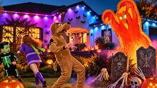 I Recreated Scooby-Doo for Halloween with Govee Outdoor Lights!