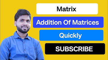 Addition of Matrices quickly