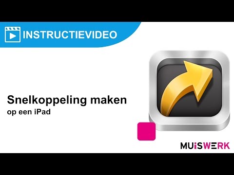 Muiswerk Instructievideo: Snelkoppeling maken op een iPad
