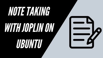 taking notes with Joplin on my Ubuntu 20.04 LTS
