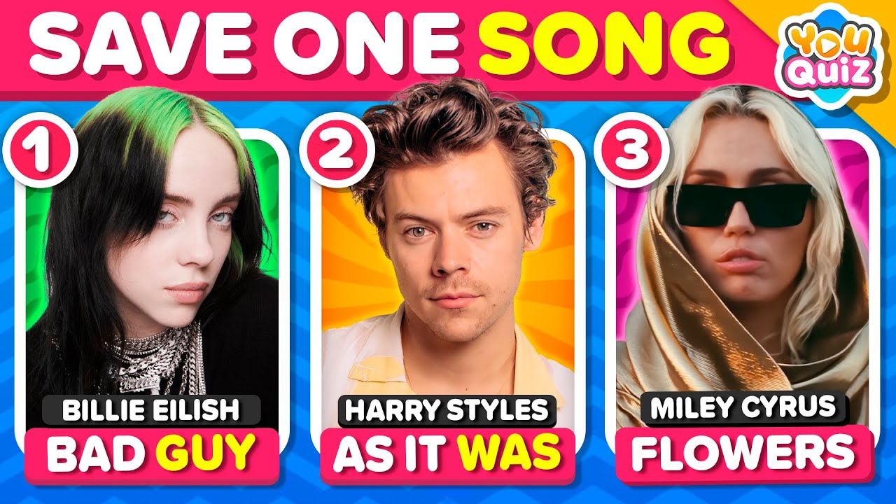 SAVE ONE SONG  Most Popular Singers and Songs Ever  Pick Your Favorite Song 