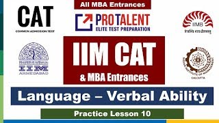 IIM CAT Verbal Ability I S10 I Vocabulary for CAT, CMAT, XAT, IIFT, SNAP, NMAT & MBA Entrance Exams screenshot 4