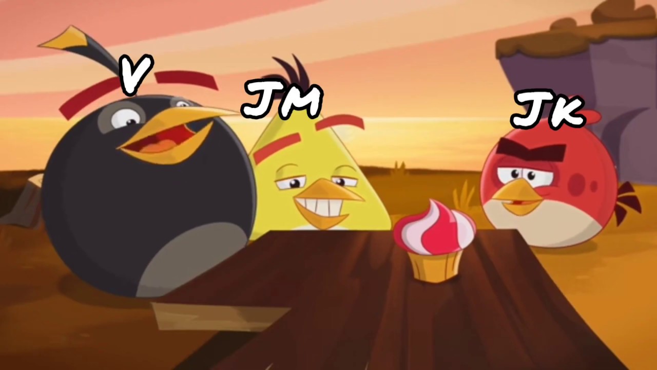 BTS as Angry birds - YouTube