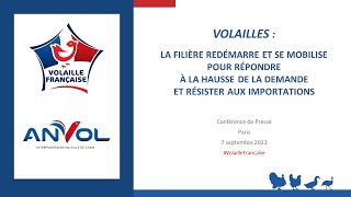 Conférence de Presse ANVOL du 7 septembre 2023