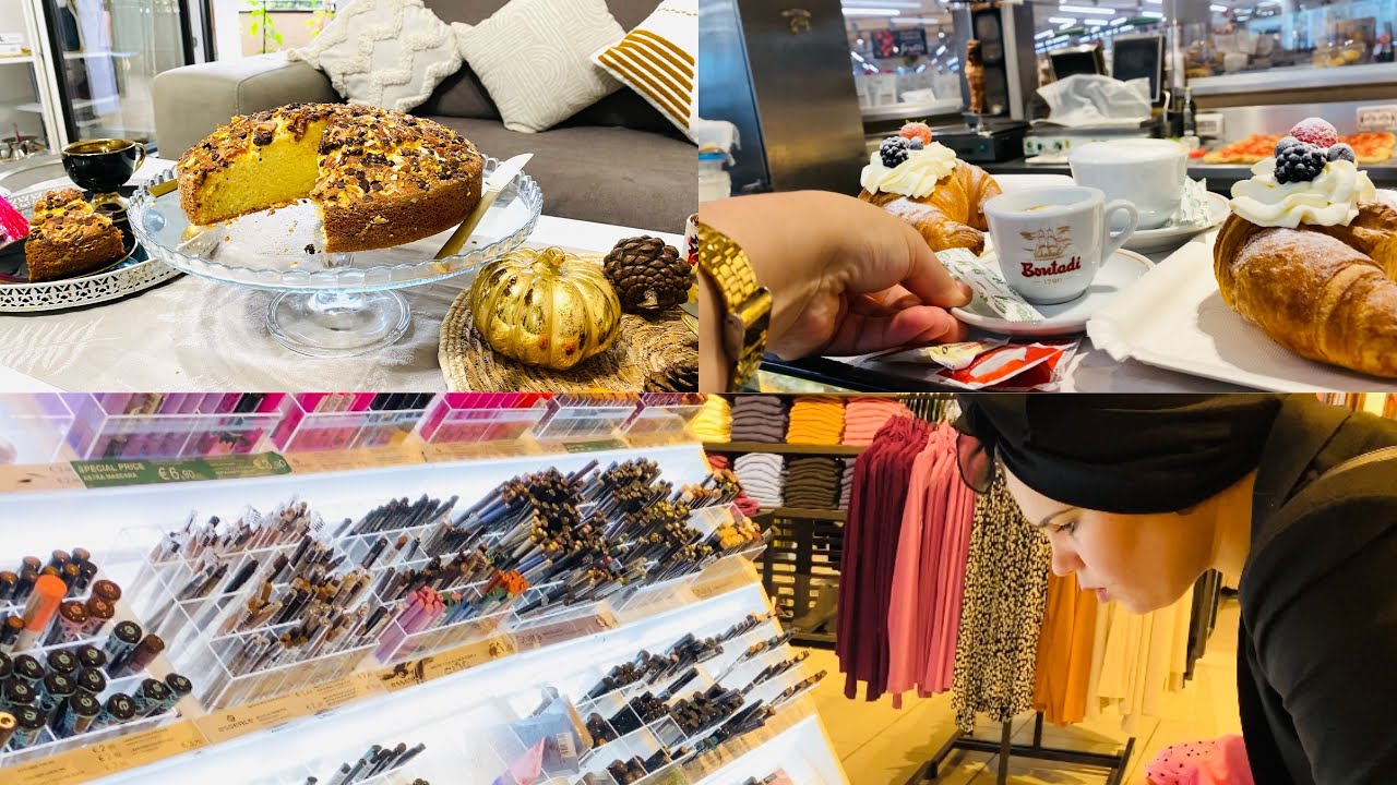 روتين نهار راحتي💝شاركت معاكم جولتي🫶فطور صباح خارج البيت #vlog جاوبت على أسالتكم☕️أسرع و ألذ كيكة