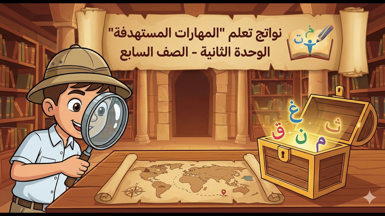 رحلة المهارات: نواتج تعلم (الوحدة الثانية) | الصف السابع