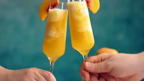 Frozen Peach Bellini