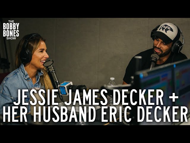 Jessie James Decker u0026 Eric Decker on the Bobby Bones Show class=