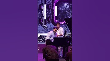 When Lalettan sought blessings from Stephen Devasi before playing the music 🥰❤️ #Mohanlal