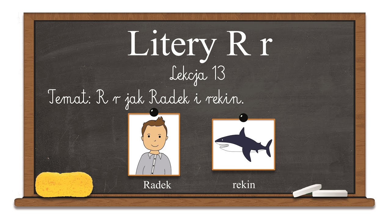 Litery 13 - R r jak Radek i rekin - YouTube