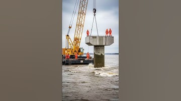 Building a Bridge in the Middle of a Flood Pt2  #Construction