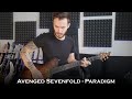 Avenged Sevenfold - Paradigm (Guitar Cover + Solo / One Take)