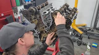 2003 Mazda 6 - Ford - 3.0L - Upper Oil Pan Gasket (Part 2 - Reassemble)