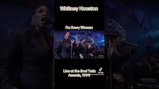Whitney Performing Im Every Woman On The Soul Train Awards In 1994