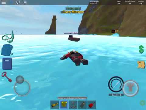 How to get super scuba on scuba diving at quill lake(Roblox)