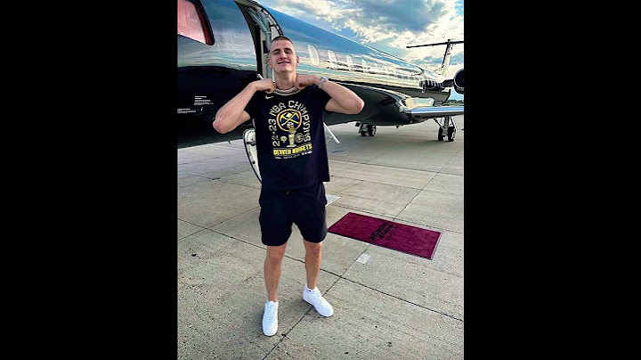 Privatni avion kojim je Nikola Jokić stigao u Beograd #nba #denvernuggets #champion #goat #mvp