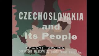 “ CZECHOSLOVAKIA AND ITS PEOPLE ” 1960s SOVIET-ERA PRAGUE, BOHEMIA TRAVELOGUE FILM XD42764