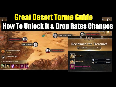 Black Desert Mobile Great Desert Torme Guide: How To Unlock It & Rewards Changes