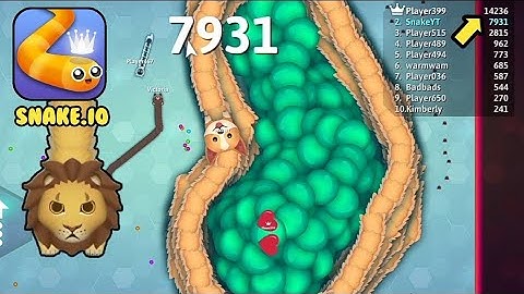 Snake.Io - I TRAPPING TOP 1 GIANT SNAKE IN SNAKE.IO! Epic Snakeio Gameplay