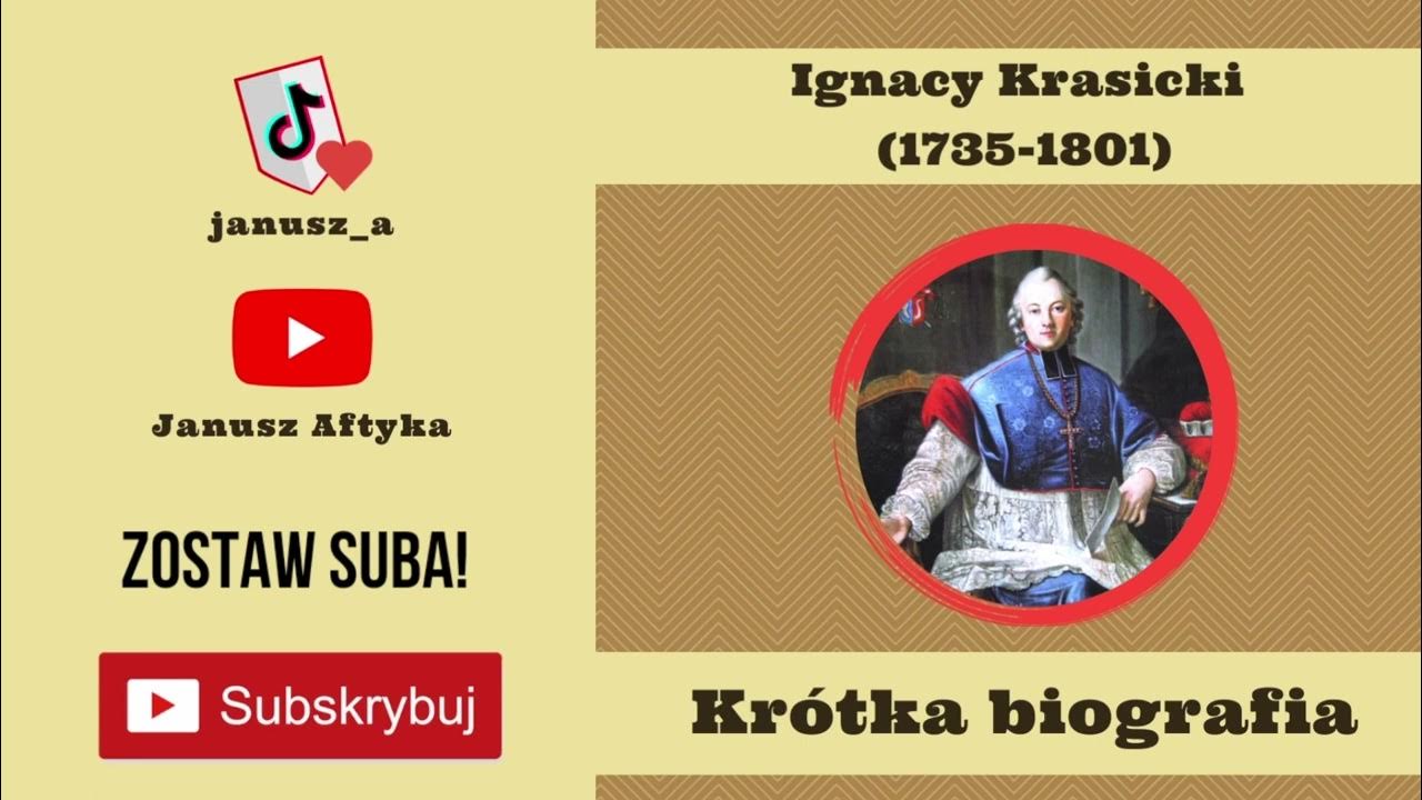 Biografia Ignacego Krasickiego Klasa 6 Sprawdzian www.youtube.com