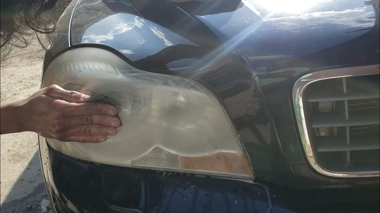 DIY Headlight Restoration. Make your headlights look new again YouTube