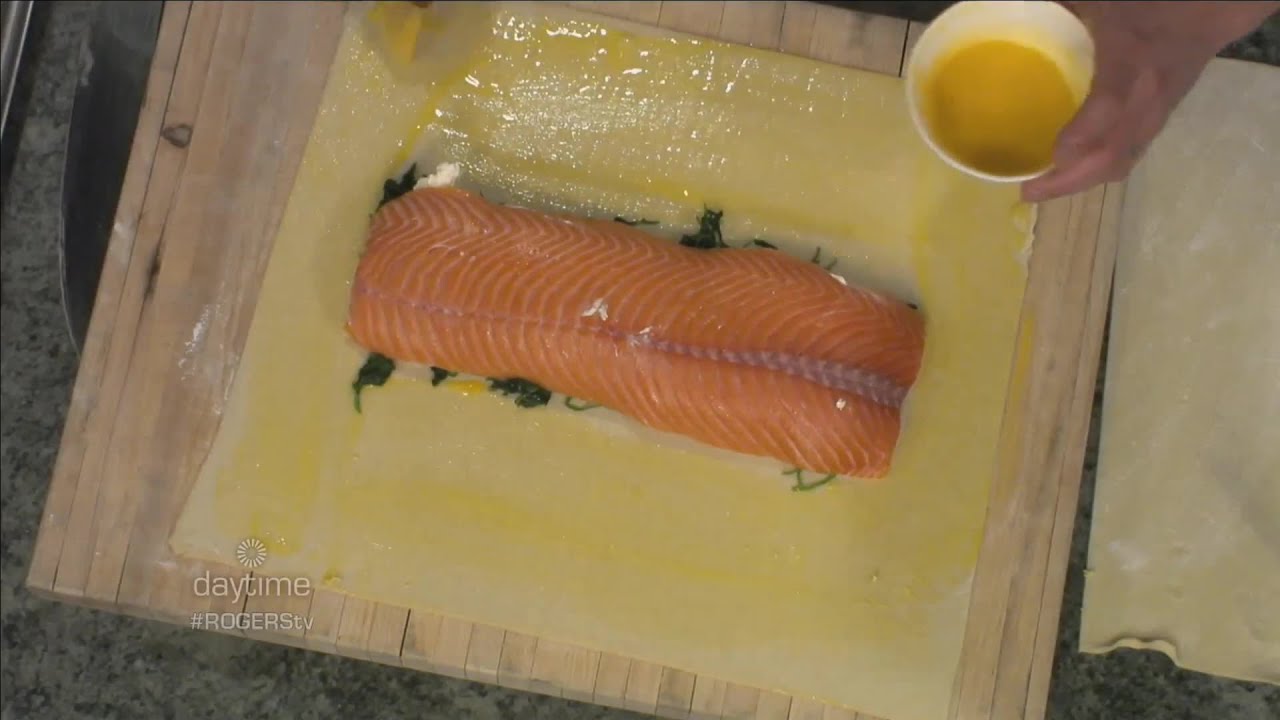 Salmon en Croute at the Fairmont Chateau Laurier