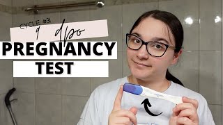 Early Pregnancy Test at 9 dpo || Line on Clearblue Early Detection ? || TTC Baby 3 Cycle 31