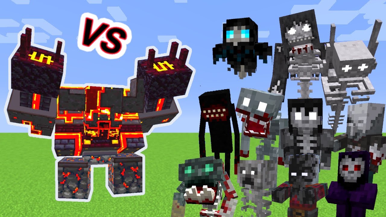 ENDER GUARDIAN vs Every Mob in Minecraft x100 - ENDER GUARDIAN vs all Minecraft  Mobs 1v100 