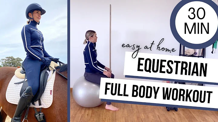 Equestrian Rider Specific Exercises Workout | Easy at home 30 minute workout for equestrians