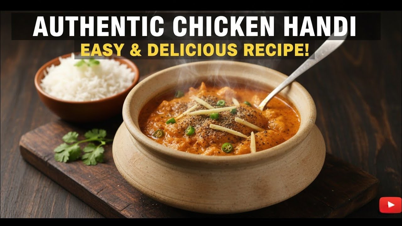 Chicken handi recipe |chicken handi restauran style |authentic and ...