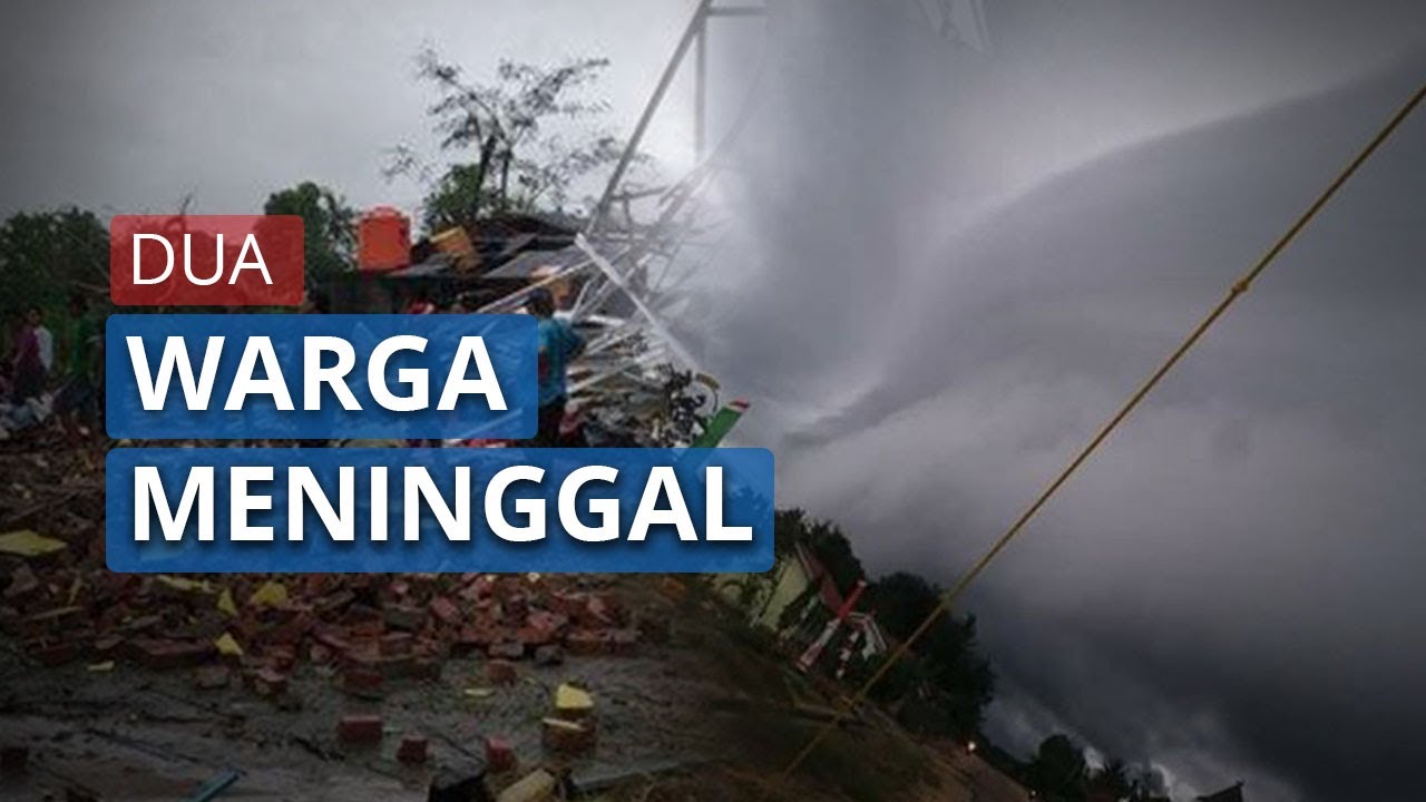 Angin Puting Beliung Di Tulangbawang Lampung 2 Warga Meninggal 66 Rumah Rusak Berat Youtube