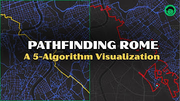 5 Pathfinding Algorithms Visualized on a Real Map (for Indie Game Dev)