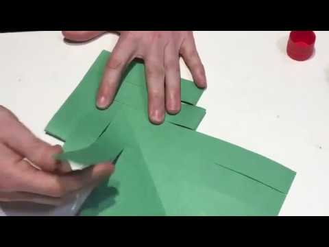 Tutorial Origami Albero Di Natale.Albero Di Natale Di Carta Youtube