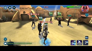 SWGOH - GAC 129 - Round 2 | GAS vs Malgus (3v3)