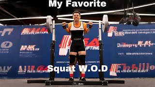 3DMJCoach Brads vlog Episisode 32-315lbs/10 minutes/25 reps. My favorite Squat WOD