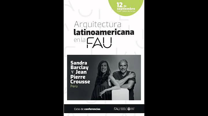 Sandra Barclay y Jean Pierre Crousse en la FAU