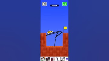 DRAW BRIDGE LEVEL 64 | DRAW BRIDGE CAR | DRAW BRIDGE PUZZLE LEVEL 64 | DRAW BRIDGE Car | LEVEL 64