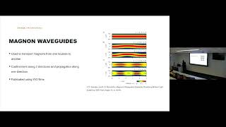 Ziyaad Akhtar, UT Austin ECE and Physics Undergraduate Student, Talks on Magnon Devices