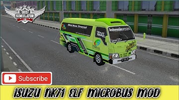 Isuzu NK71 Elf Microbus Mod BUSSID🚌For Bus Simulator Indonesia | Car Steering & Wheel Game...
