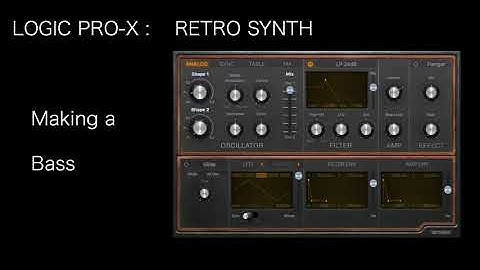 Retro Synth - Making a Bass