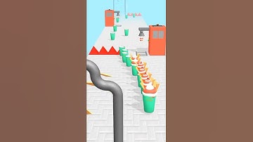 Ice Cream Cone Stack Run Gameplay Walkthrough | All levels | Android,ios mobile #shorts games 🍡🍥🧁🍨🍧