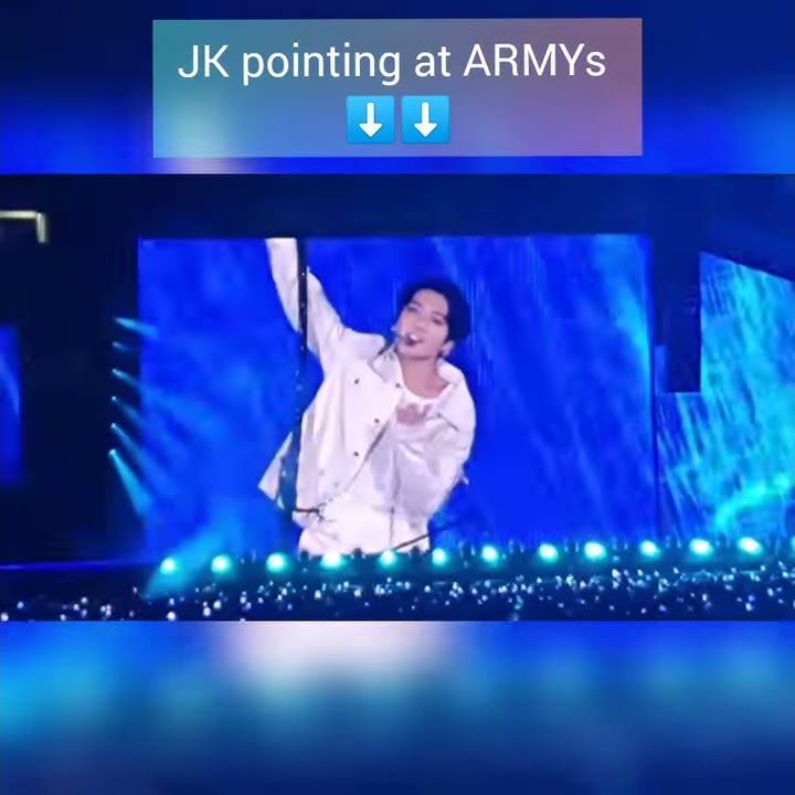 BTS JK pointed armys during Euphoria performance at D3 final love yourself concert, Seoul