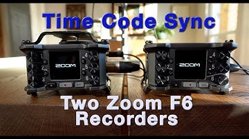 How to Time Code sync two Zoom F6