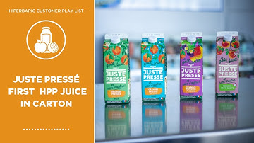 Juste Pressé Offers The First HPP Juice in Carton Packaging