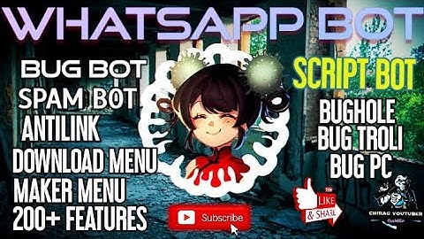WHATSAPP BUG BOT | BUG BOT |CHIRAG YOUTUBER  | WABOT |