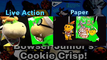 SML Movie: Bowser Junior’s Cookie Crisps Live Action + Paper Side by Side!