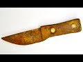 Rusty Handmade Knife Restoration