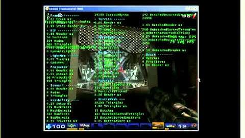 72 UnrealEd 3.0 Statistics and Render Console Commands 1 of 2