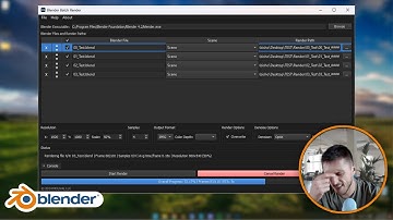 How To Render multiple .blends at once, using the Blender Batch Render