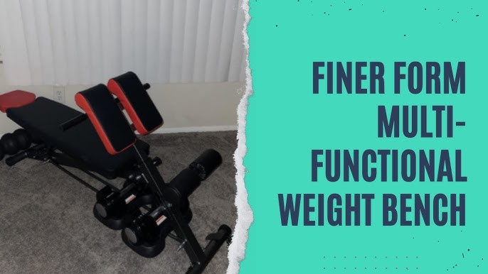 Finer Form *UPGRADED* Multi-Functional Bench for Full All-in-One